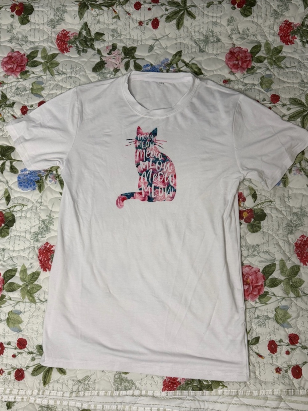 Floral Cat🌸🐈 Graphic T-Shirt